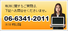 珠洲へのお問い合わせは、06-6346-5525まで